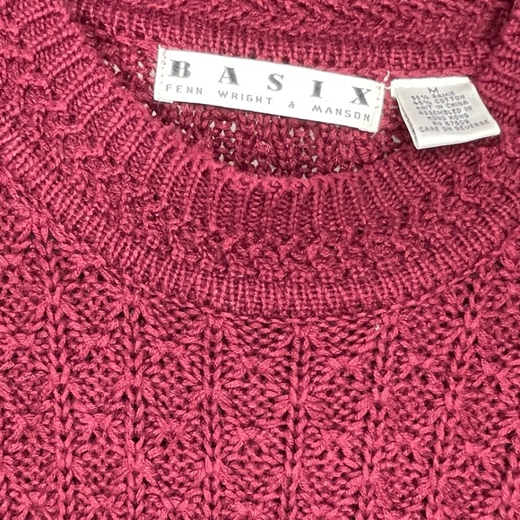 BASIX Fenn Wright & Manson Ramie Sweater Size M - Picture 5 of 5